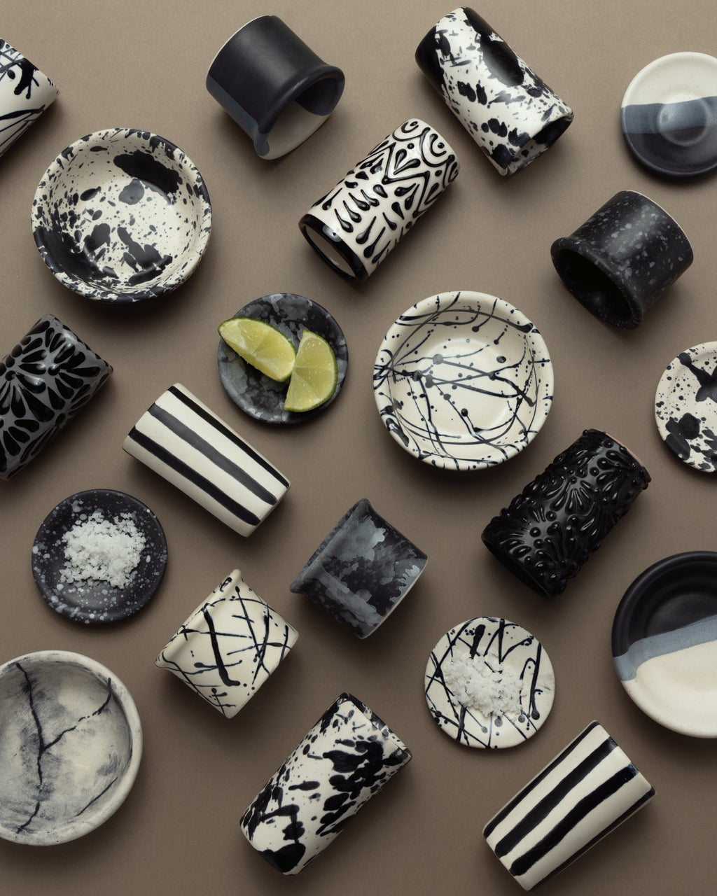 Set Tequilero de Piedra Volcánica PETRA